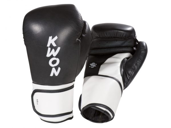 Kwon Boxhandschuhe Super Champ Schwarz-Weiß